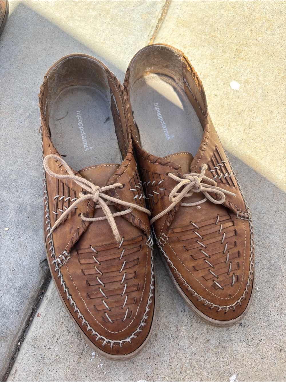 Brown Leather Moccasin Slip-On Loafer